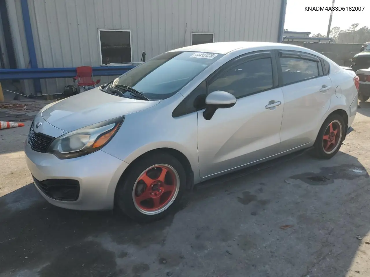2013 Kia Rio Lx VIN: KNADM4A33D6182007 Lot: 44412025