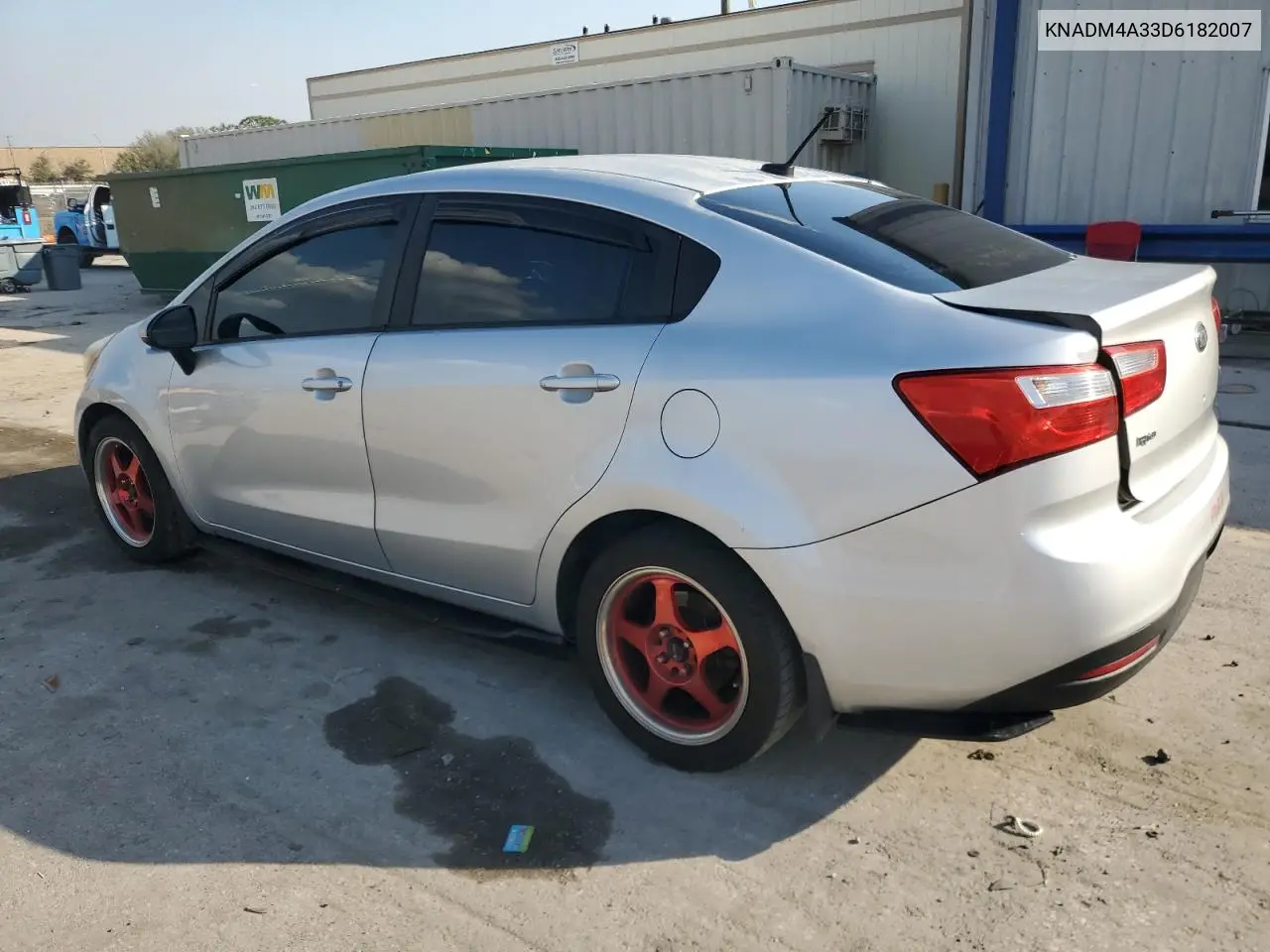 2013 Kia Rio Lx VIN: KNADM4A33D6182007 Lot: 44412025
