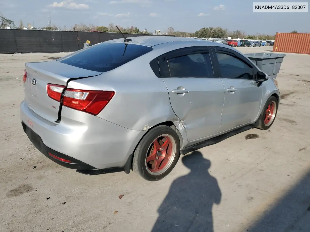 2013 Kia Rio Lx VIN: KNADM4A33D6182007 Lot: 44412025