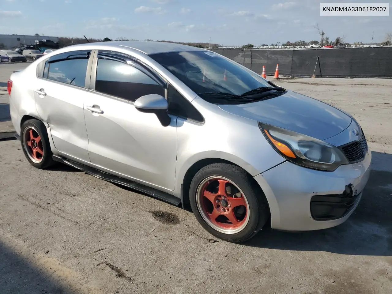 2013 Kia Rio Lx VIN: KNADM4A33D6182007 Lot: 44412025