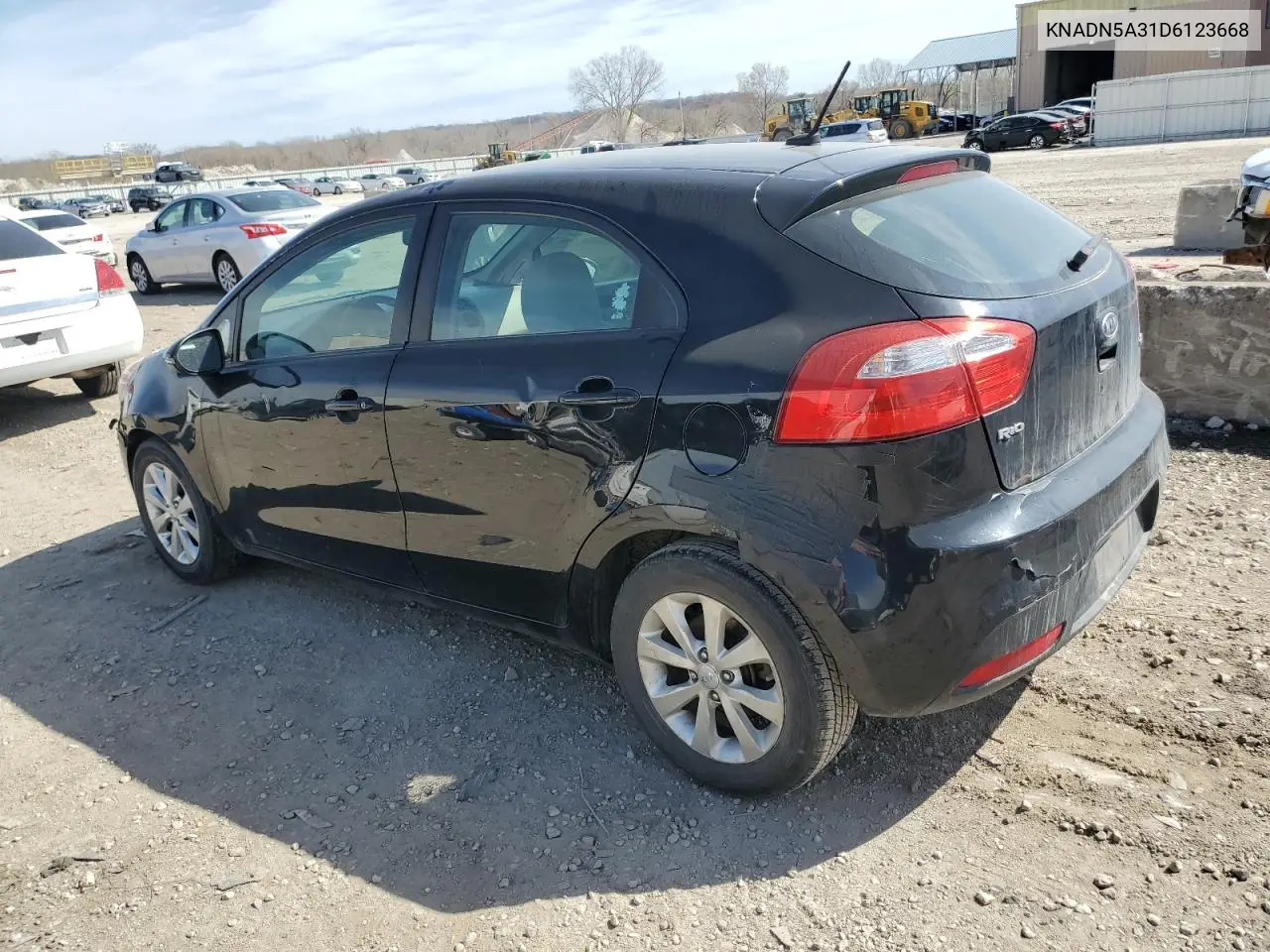 2013 Kia Rio Ex VIN: KNADN5A31D6123668 Lot: 50395885