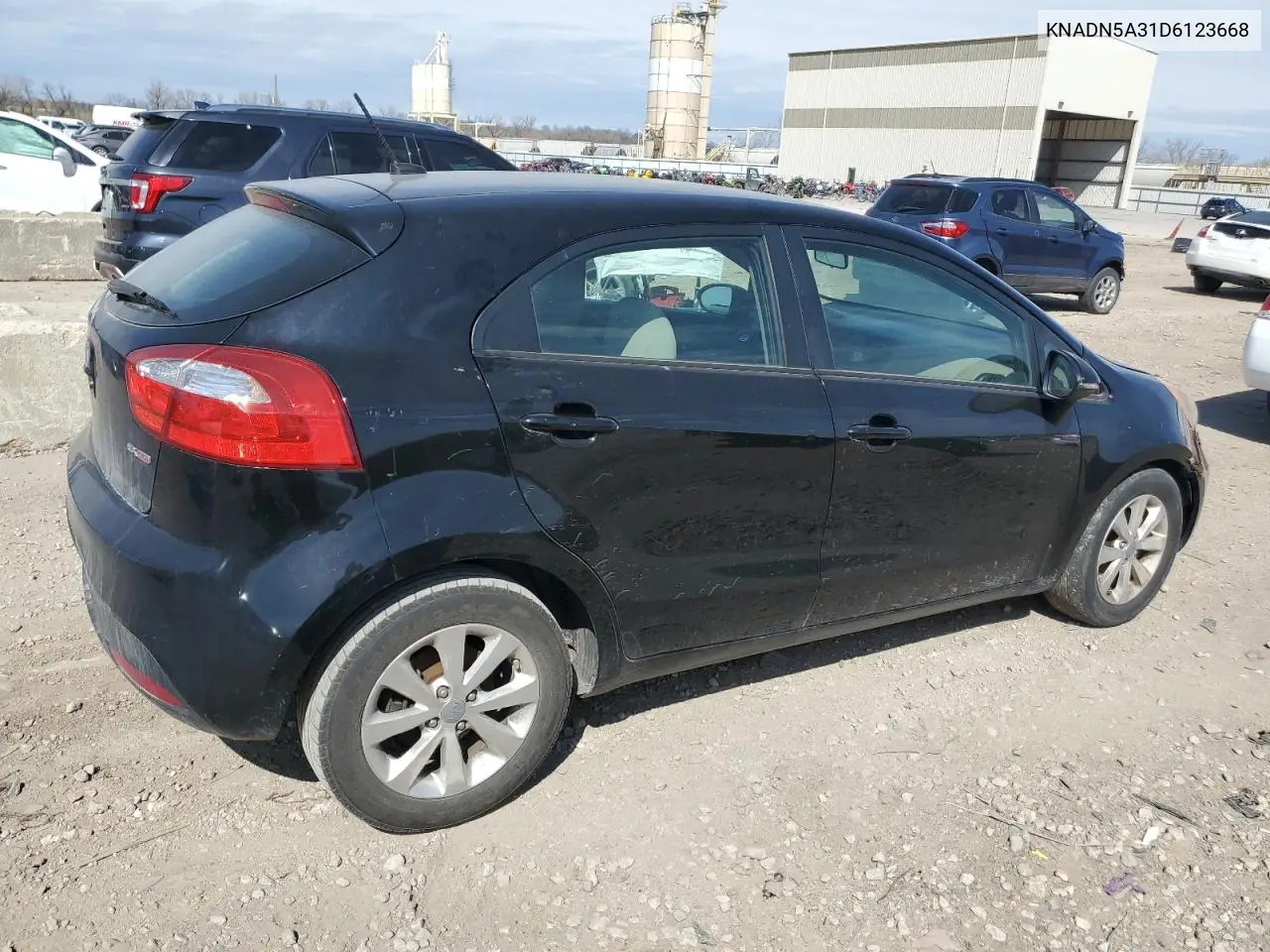 2013 Kia Rio Ex VIN: KNADN5A31D6123668 Lot: 50395885