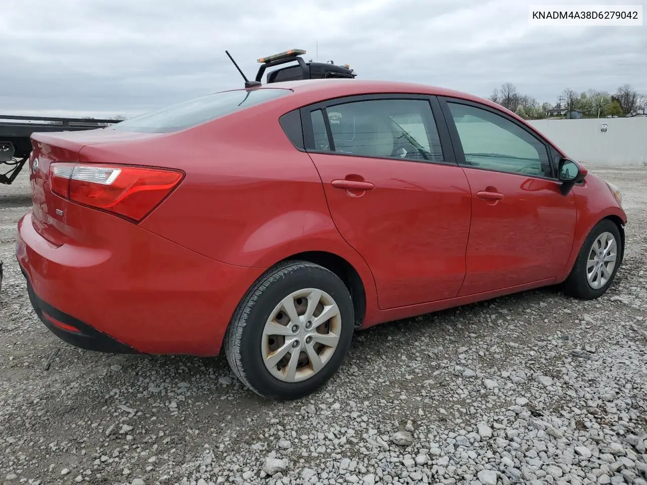 2013 Kia Rio Lx VIN: KNADM4A38D6279042 Lot: 51230075