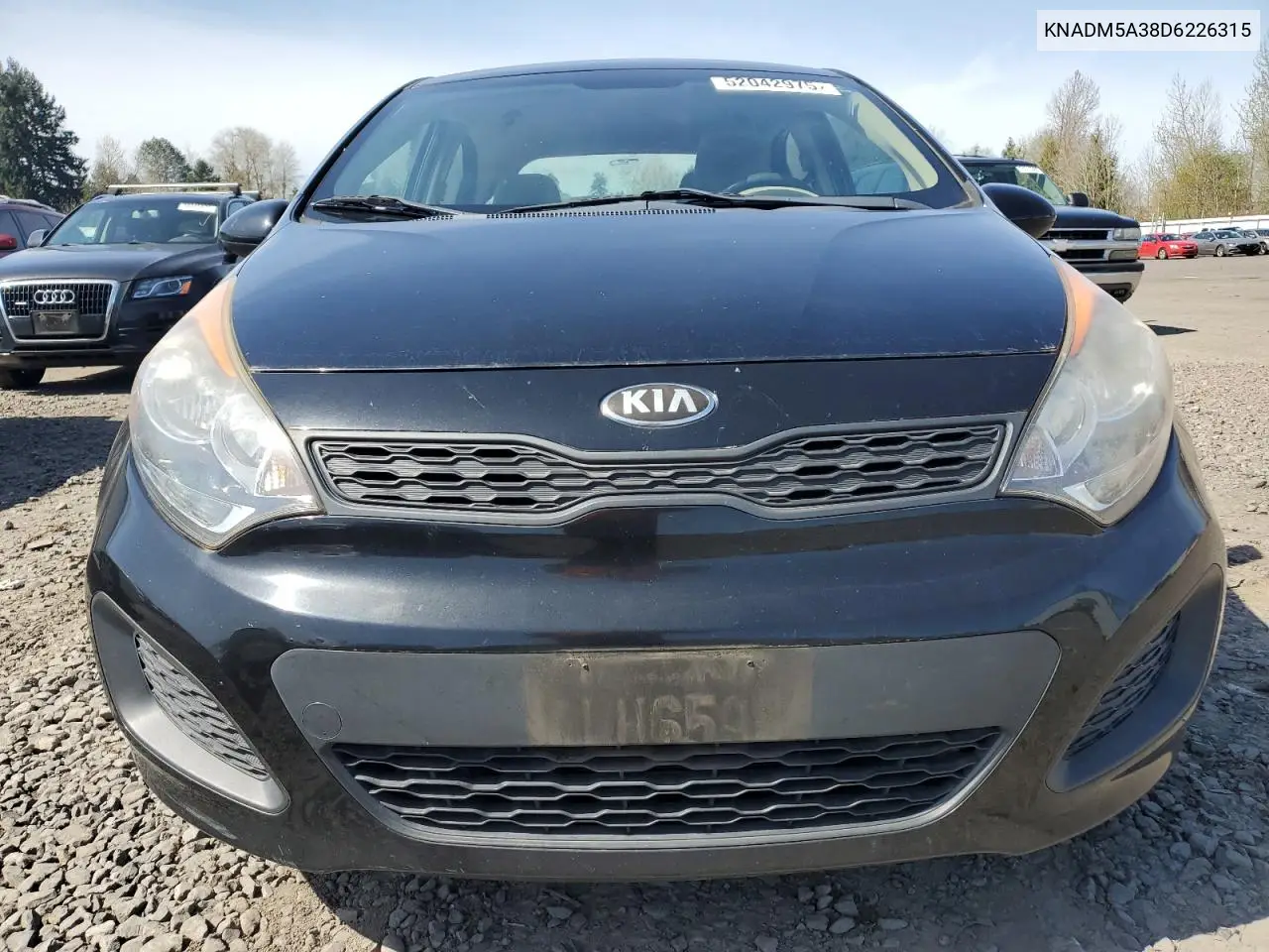 2013 Kia Rio Lx VIN: KNADM5A38D6226315 Lot: 52042975