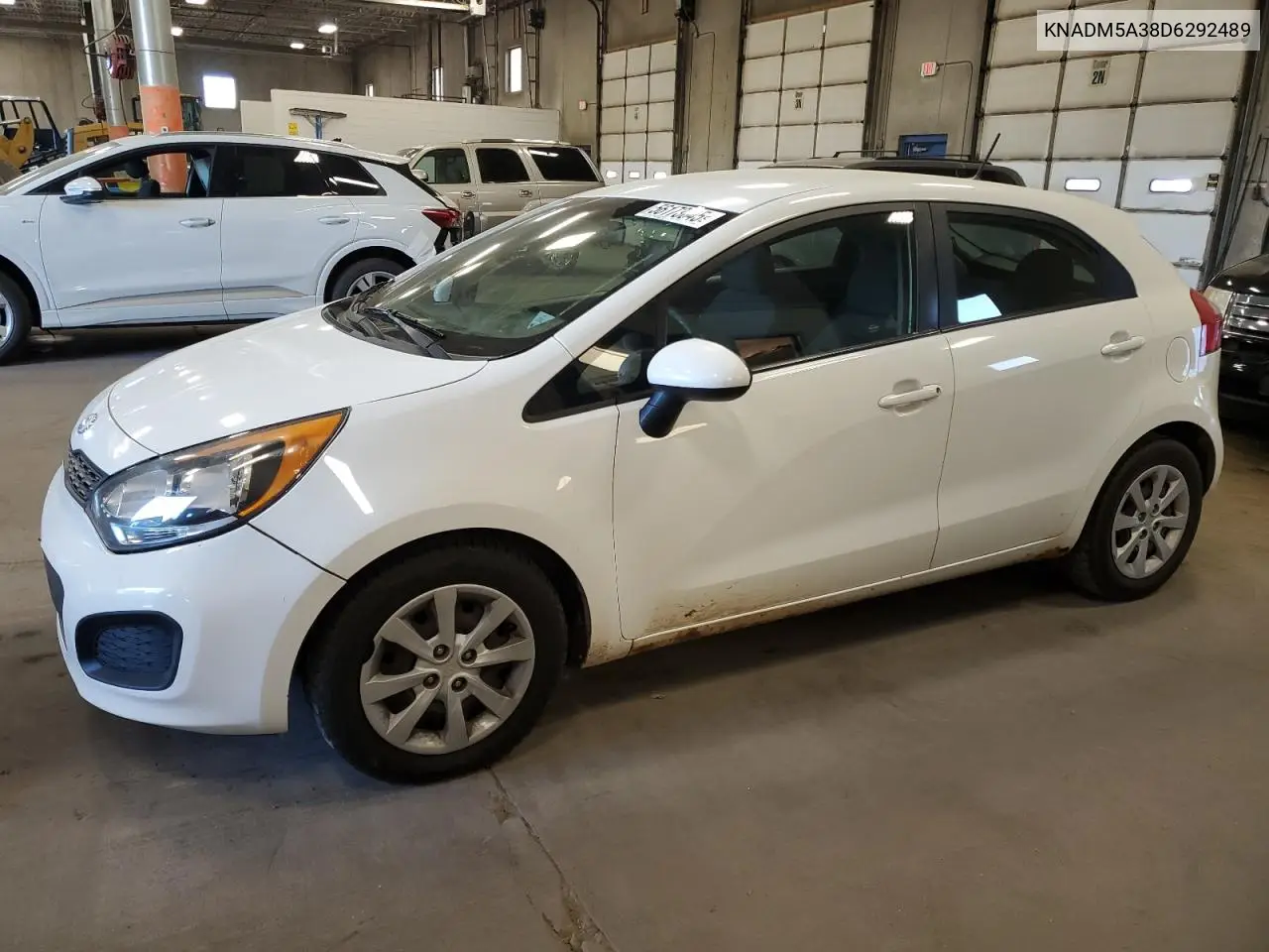 2013 Kia Rio Lx VIN: KNADM5A38D6292489 Lot: 56173645