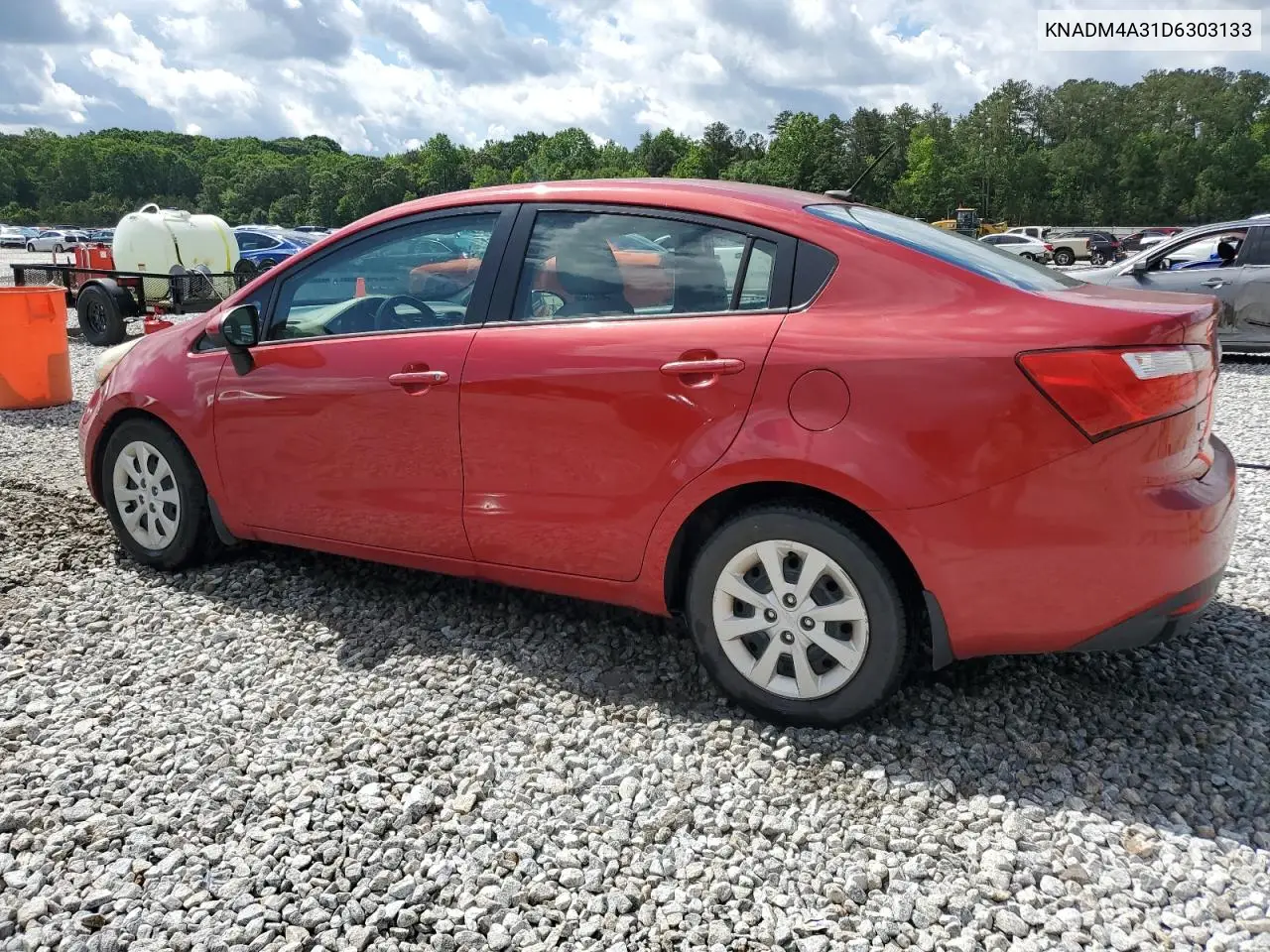 2013 Kia Rio Lx VIN: KNADM4A31D6303133 Lot: 56330685