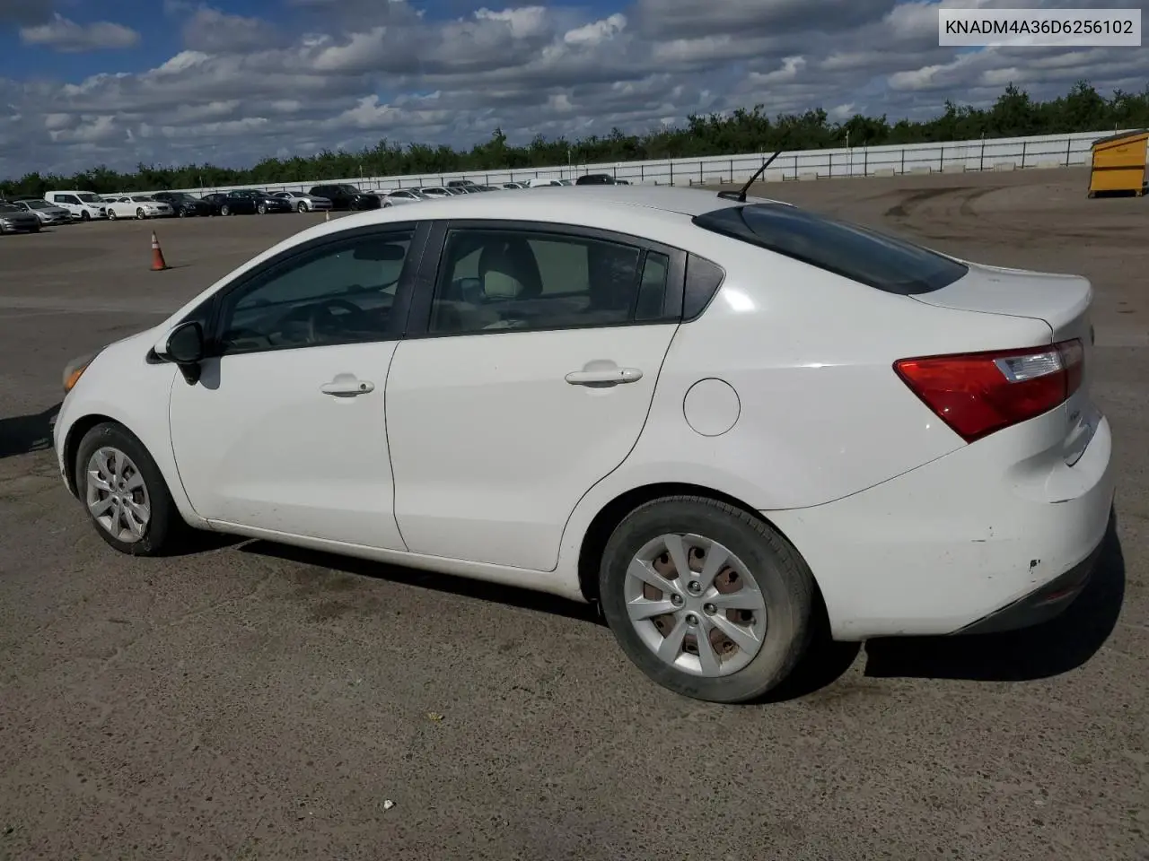 2013 Kia Rio Lx VIN: KNADM4A36D6256102 Lot: 56693895