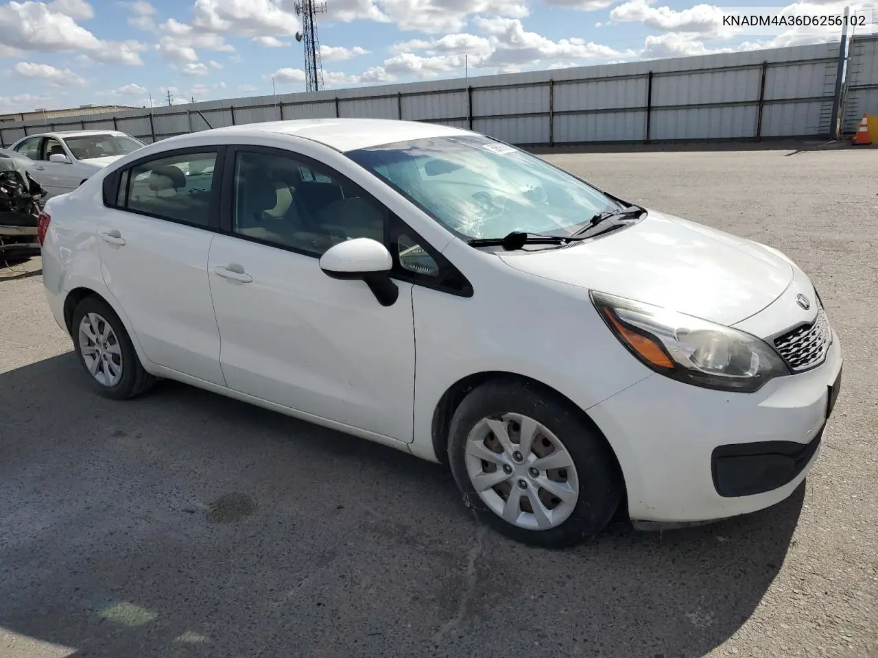 2013 Kia Rio Lx VIN: KNADM4A36D6256102 Lot: 56693895