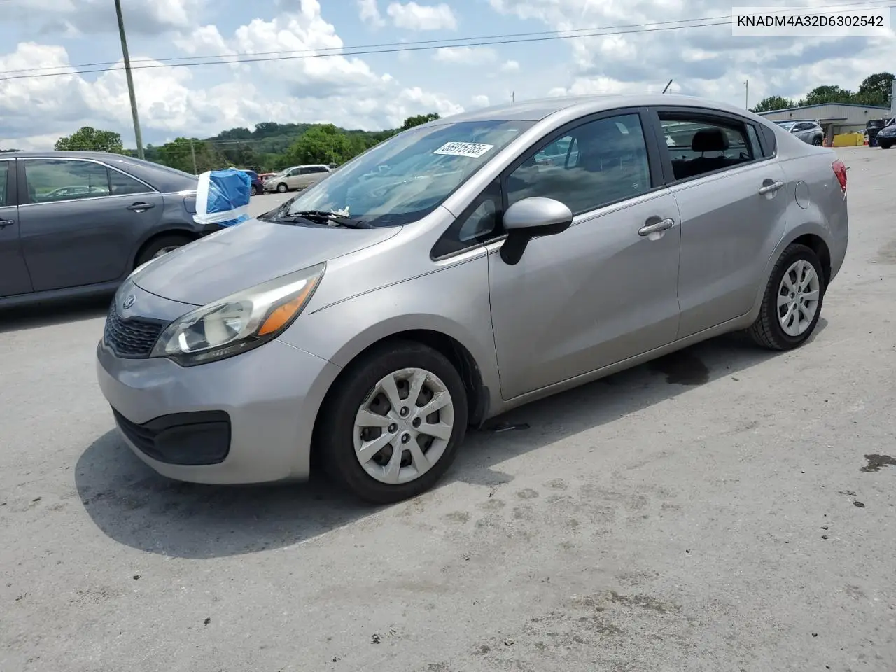 2013 Kia Rio Lx VIN: KNADM4A32D6302542 Lot: 56915765