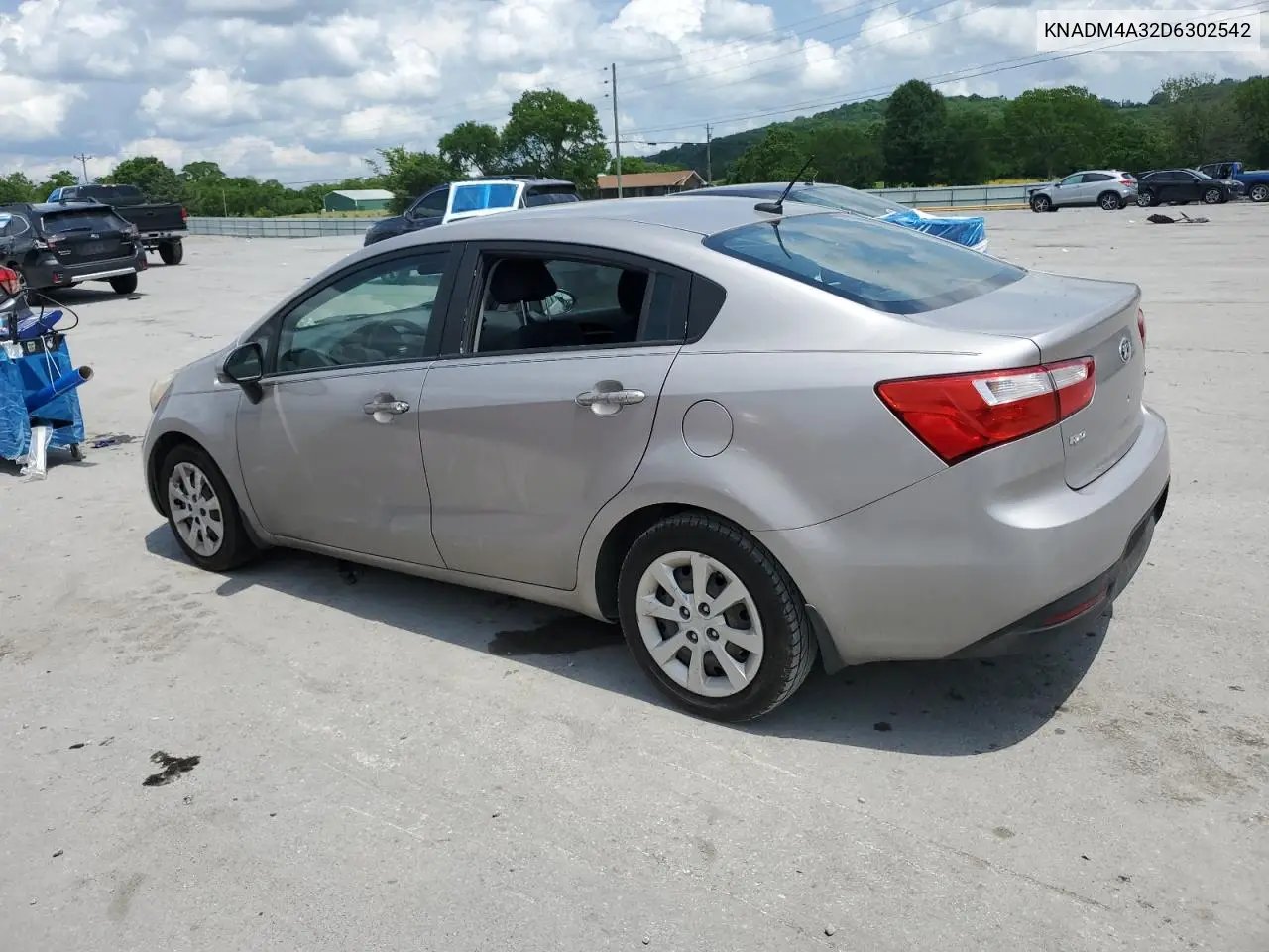 2013 Kia Rio Lx VIN: KNADM4A32D6302542 Lot: 56915765