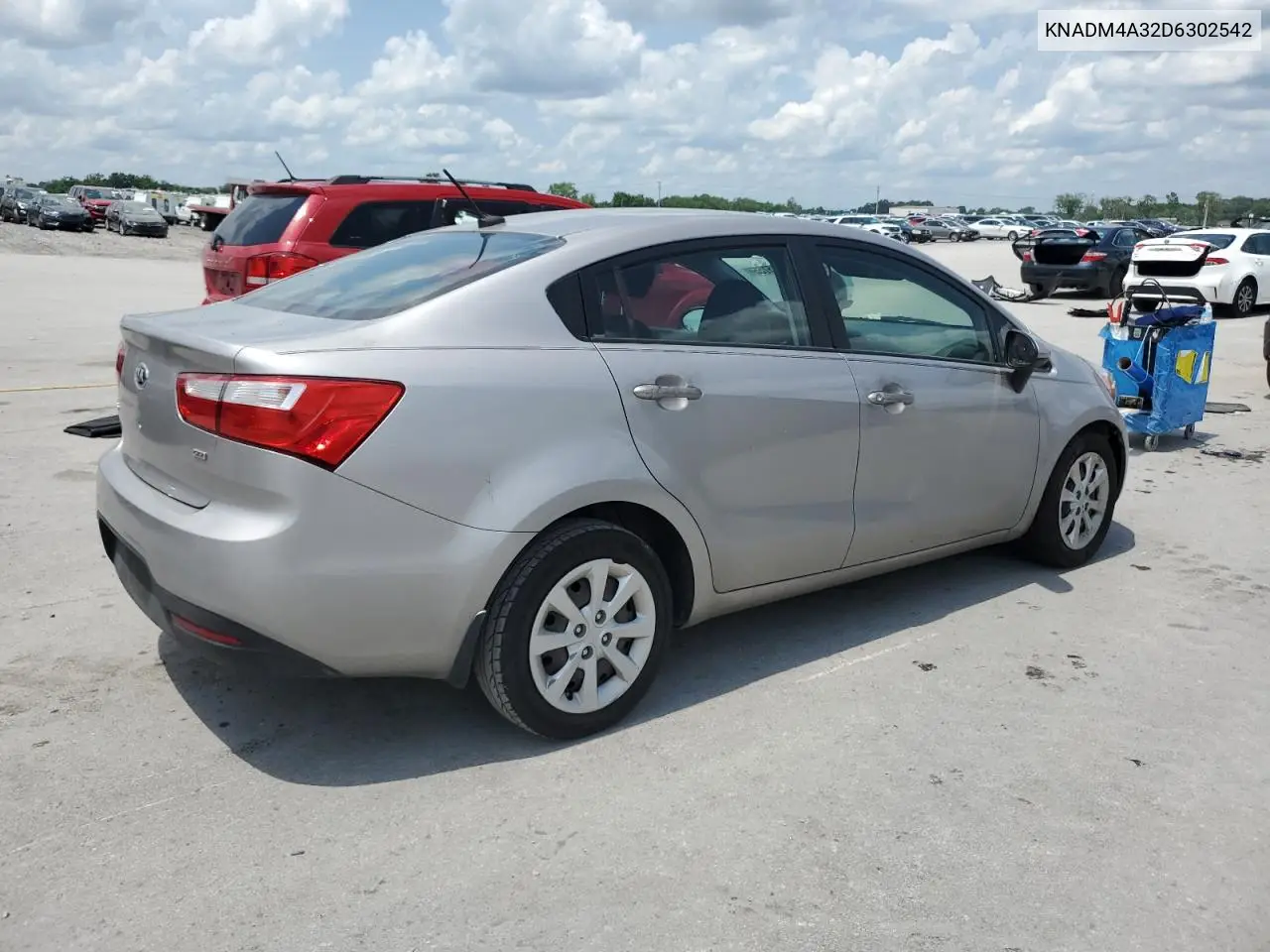 2013 Kia Rio Lx VIN: KNADM4A32D6302542 Lot: 56915765