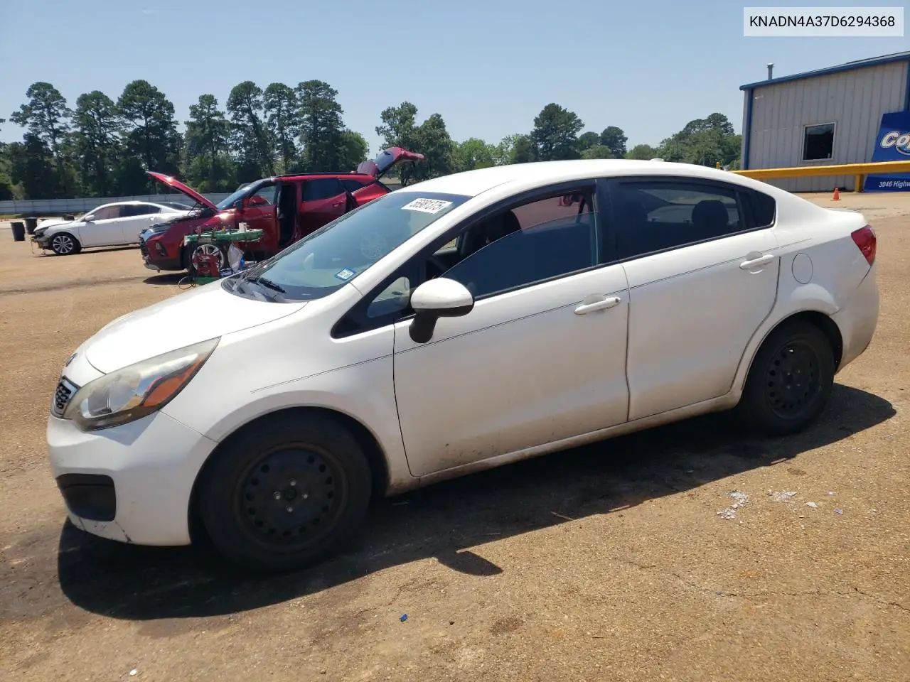 2013 Kia Rio Ex VIN: KNADN4A37D6294368 Lot: 56981375