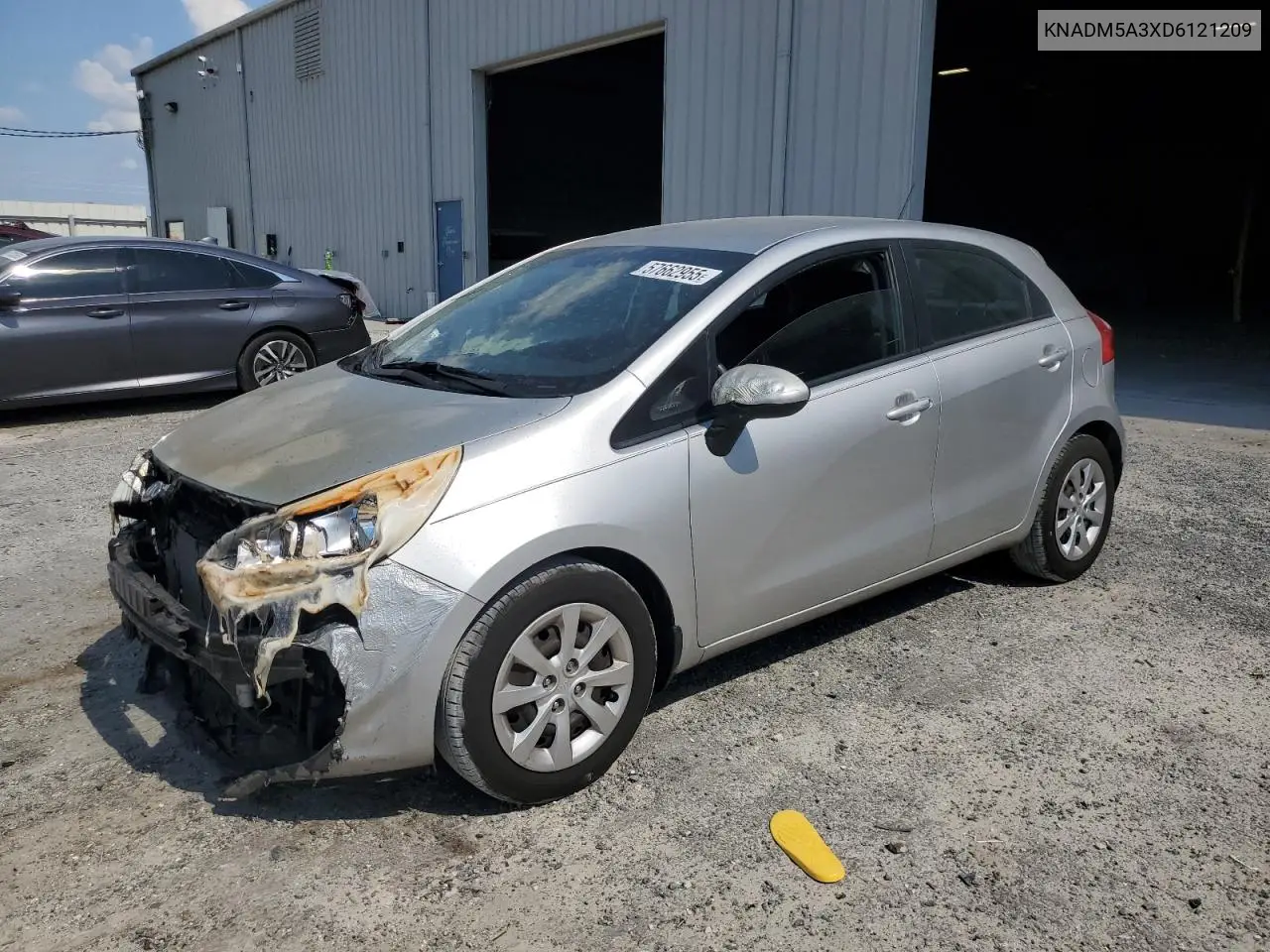 2013 Kia Rio Lx VIN: KNADM5A3XD6121209 Lot: 57662955