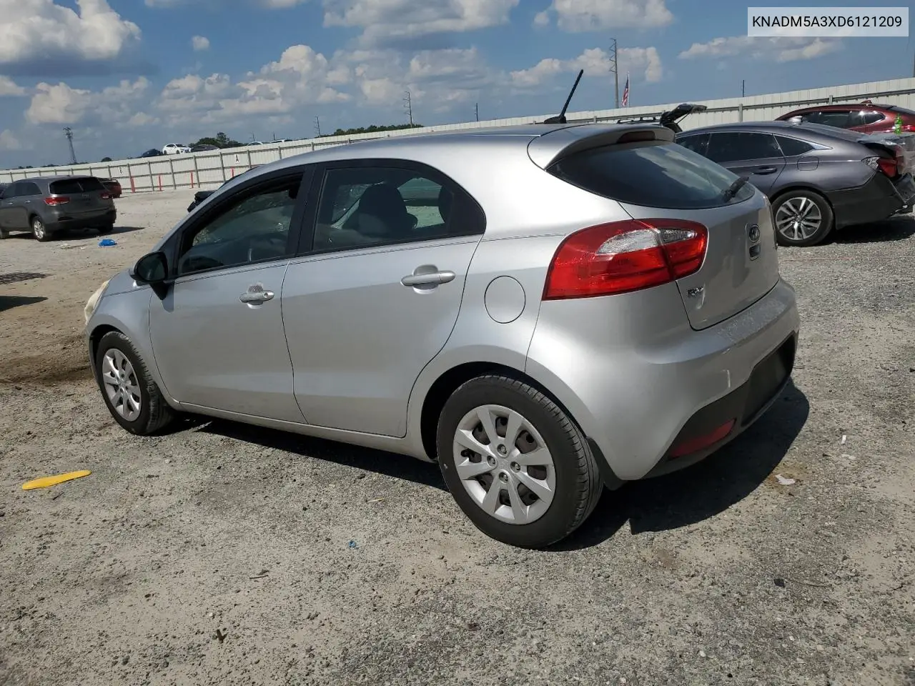 2013 Kia Rio Lx VIN: KNADM5A3XD6121209 Lot: 57662955