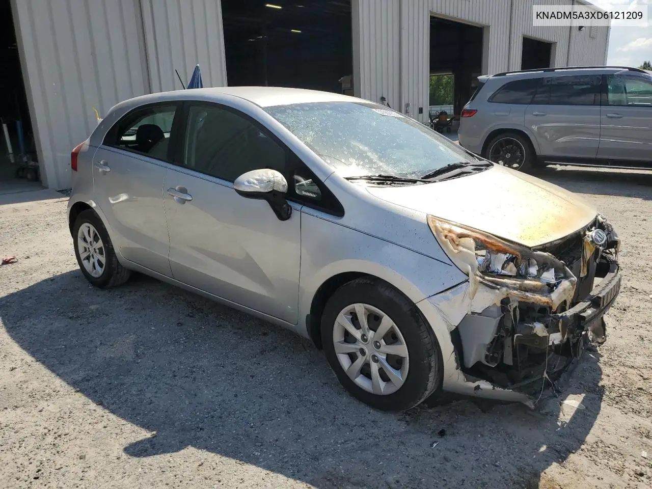 2013 Kia Rio Lx VIN: KNADM5A3XD6121209 Lot: 57662955