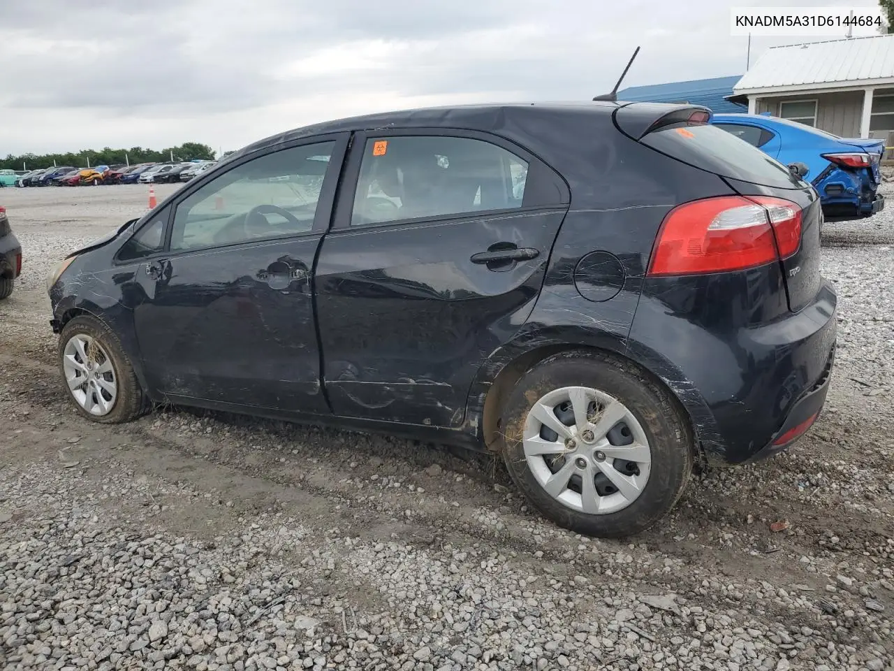 2013 Kia Rio Lx VIN: KNADM5A31D6144684 Lot: 58731495
