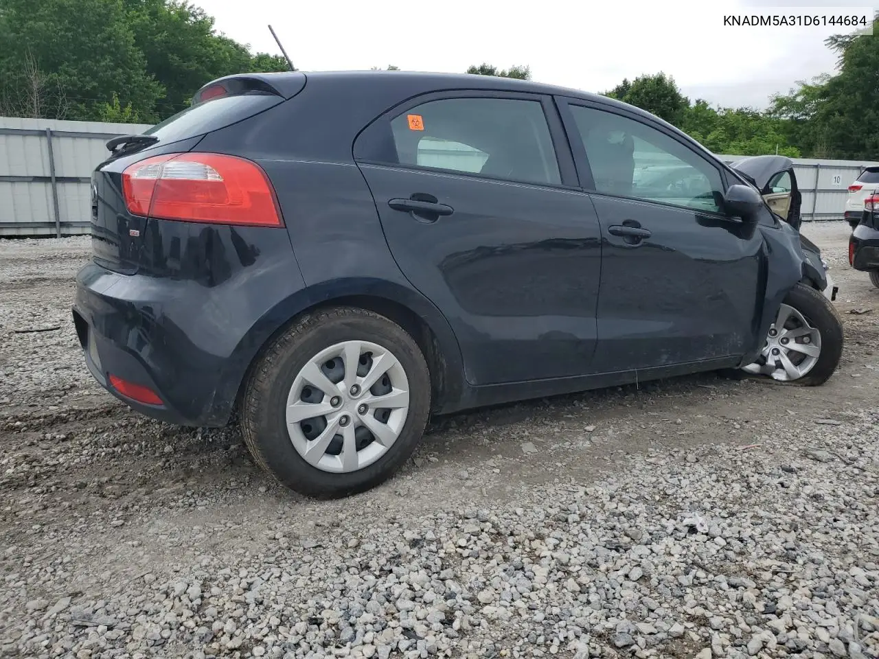 2013 Kia Rio Lx VIN: KNADM5A31D6144684 Lot: 58731495