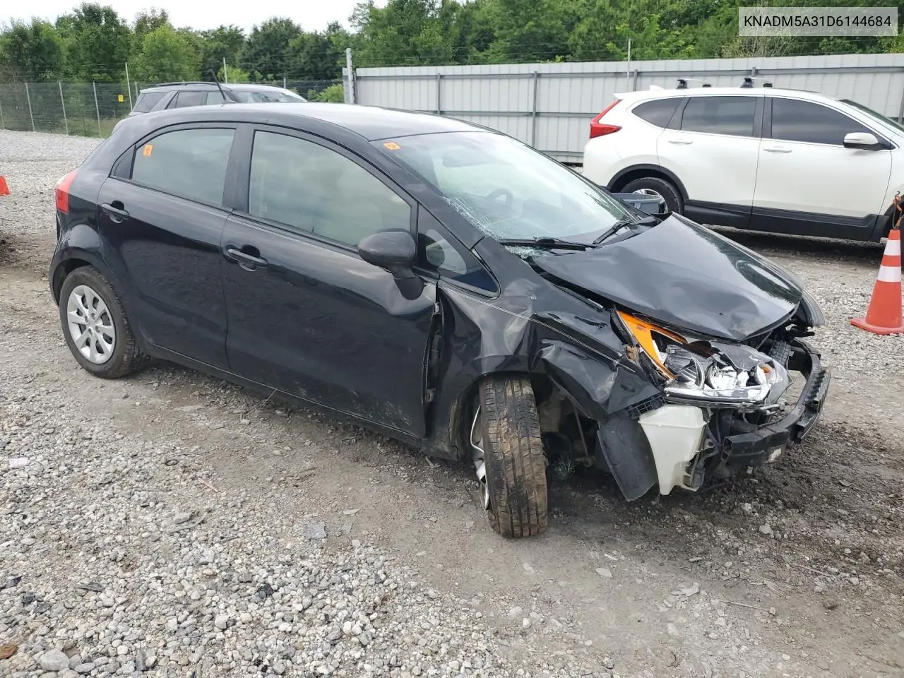 2013 Kia Rio Lx VIN: KNADM5A31D6144684 Lot: 58731495