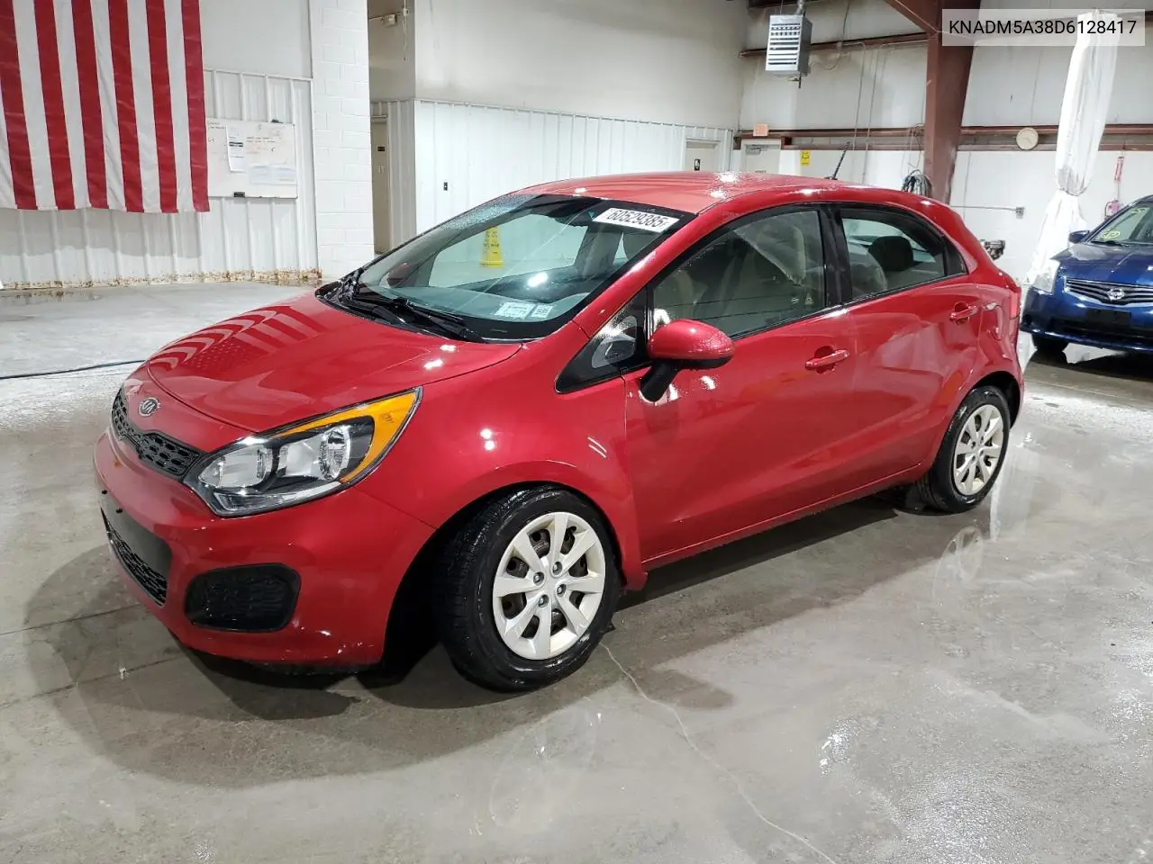 2013 Kia Rio Lx VIN: KNADM5A38D6128417 Lot: 60529385