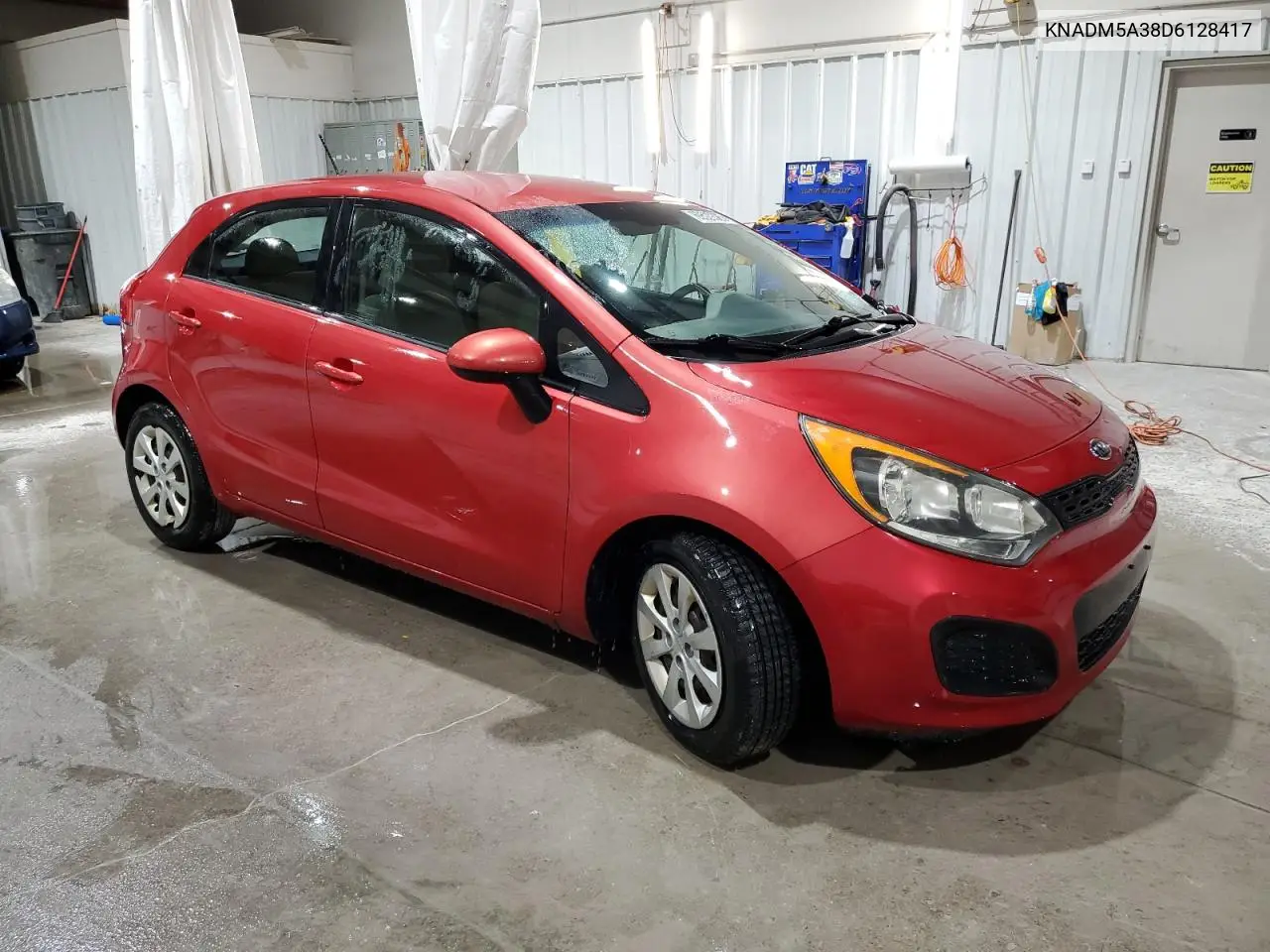 2013 Kia Rio Lx VIN: KNADM5A38D6128417 Lot: 60529385