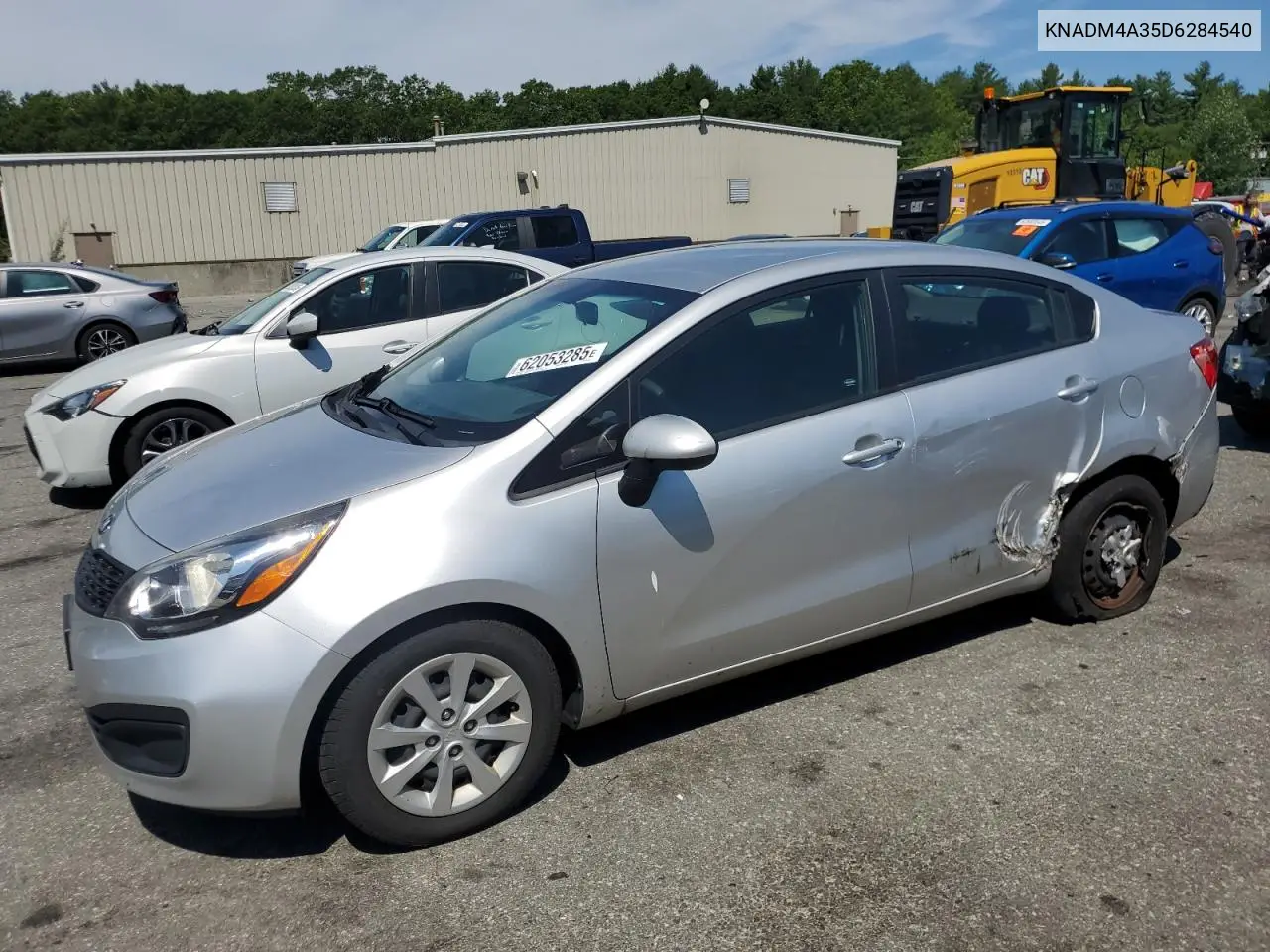 2013 Kia Rio Lx VIN: KNADM4A35D6284540 Lot: 62053285