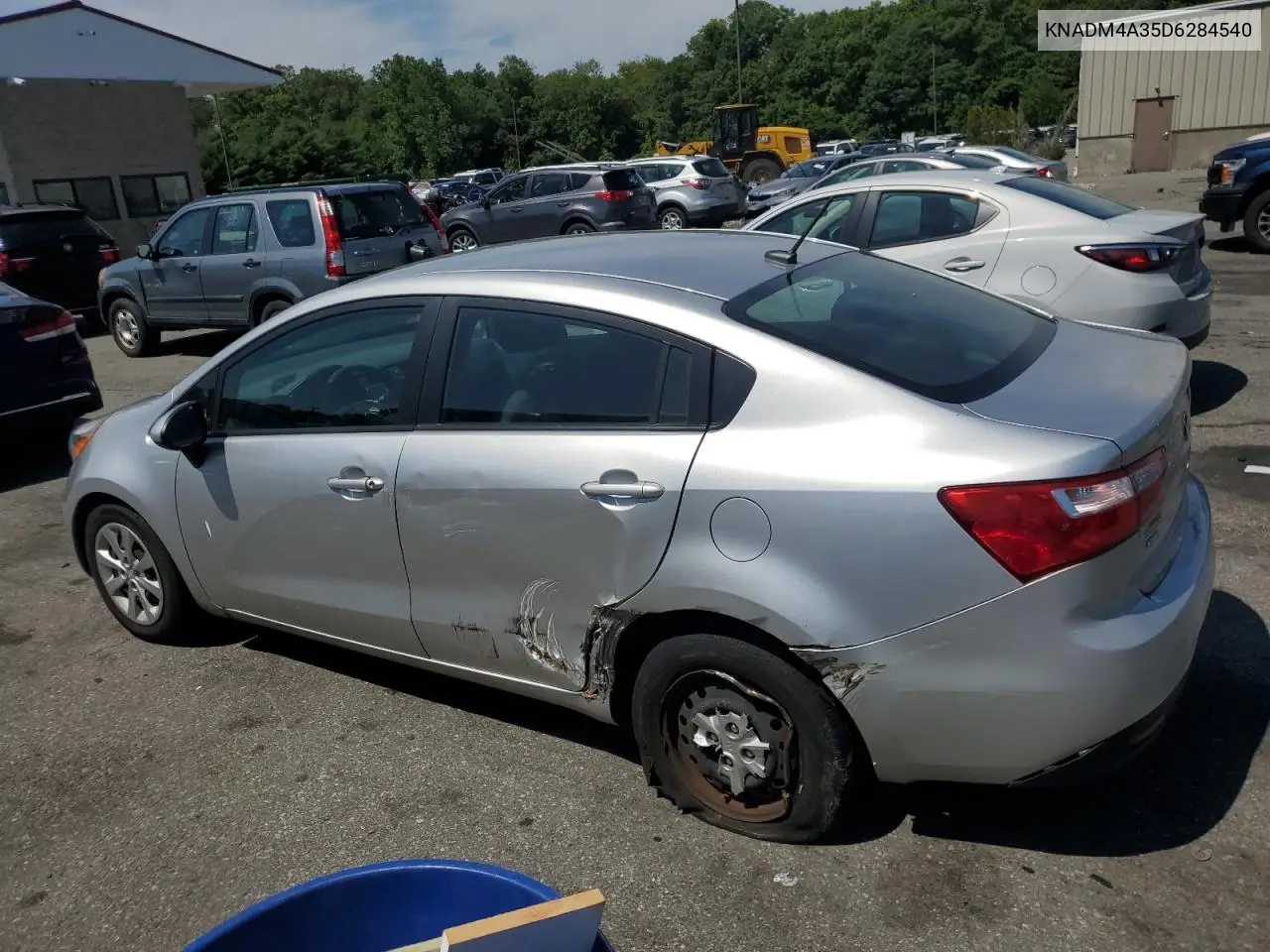 2013 Kia Rio Lx VIN: KNADM4A35D6284540 Lot: 62053285