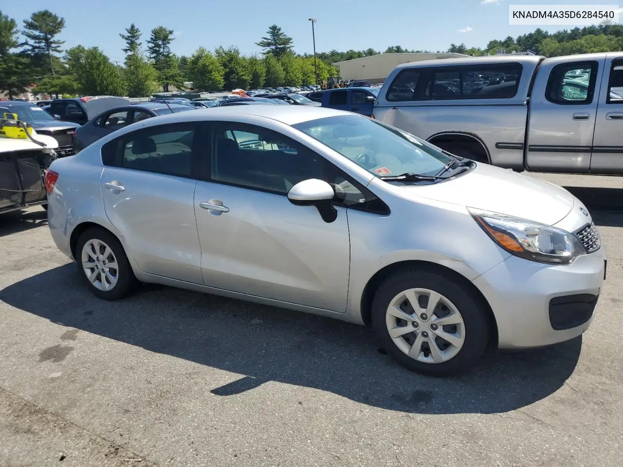 2013 Kia Rio Lx VIN: KNADM4A35D6284540 Lot: 62053285