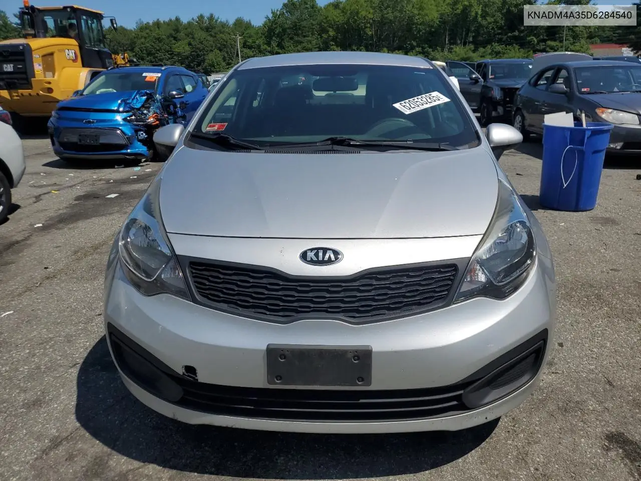 2013 Kia Rio Lx VIN: KNADM4A35D6284540 Lot: 62053285