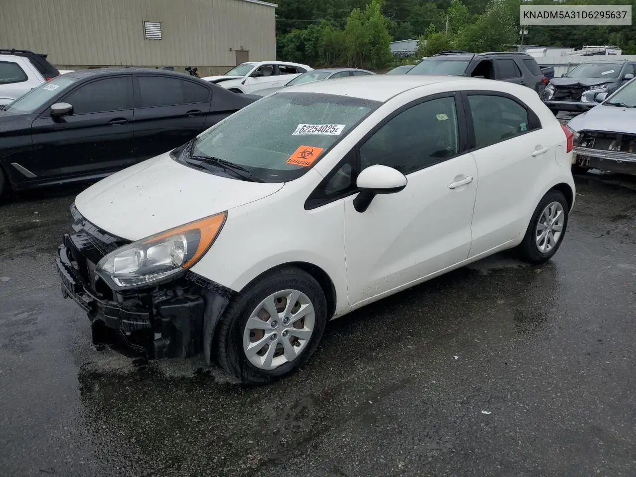 2013 Kia Rio Lx VIN: KNADM5A31D6295637 Lot: 62254025