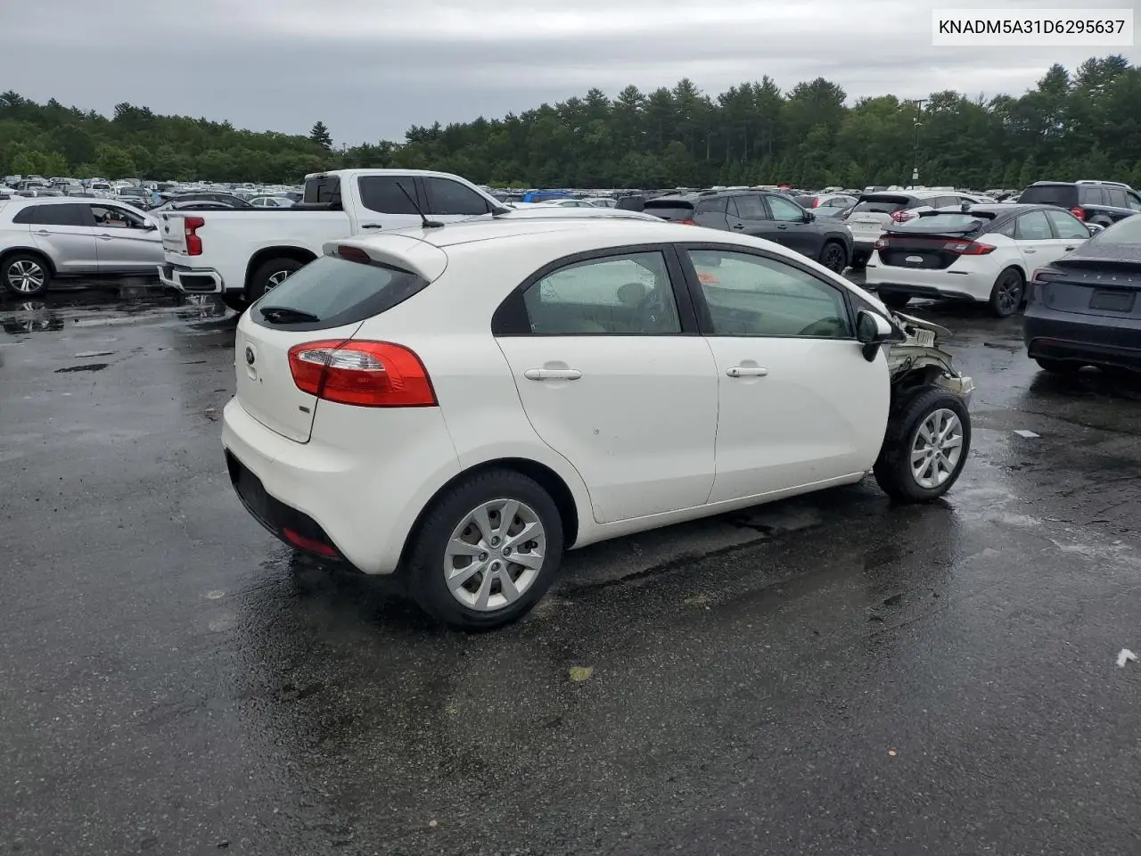 2013 Kia Rio Lx VIN: KNADM5A31D6295637 Lot: 62254025