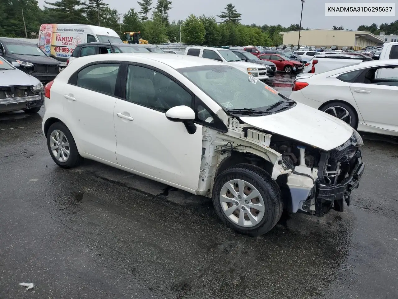2013 Kia Rio Lx VIN: KNADM5A31D6295637 Lot: 62254025