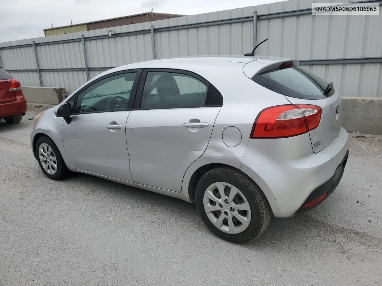 2013 Kia Rio Lx VIN: KNADM5A36D6186865 Lot: 63191725