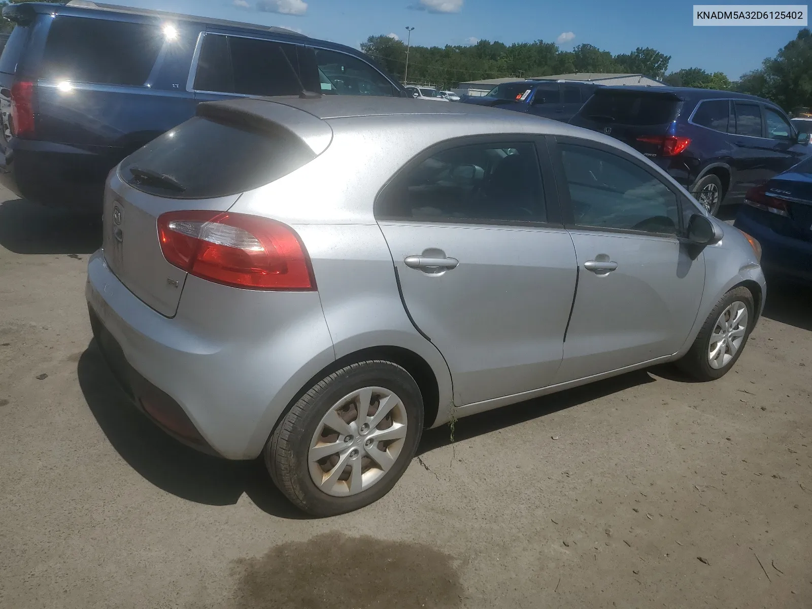 2013 Kia Rio Lx VIN: KNADM5A32D6125402 Lot: 68339254
