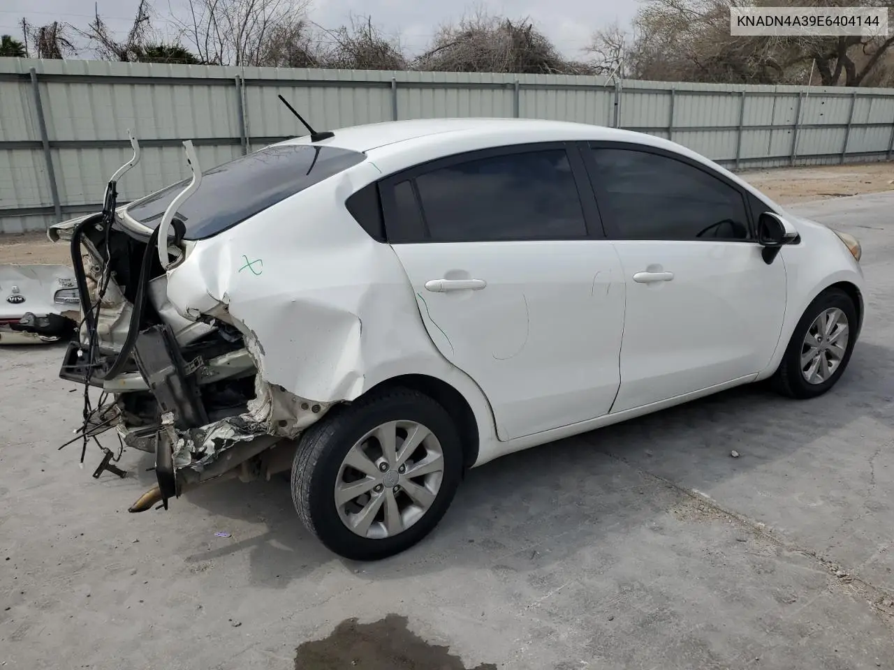 2014 Kia Rio Ex VIN: KNADN4A39E6404144 Lot: 47756925