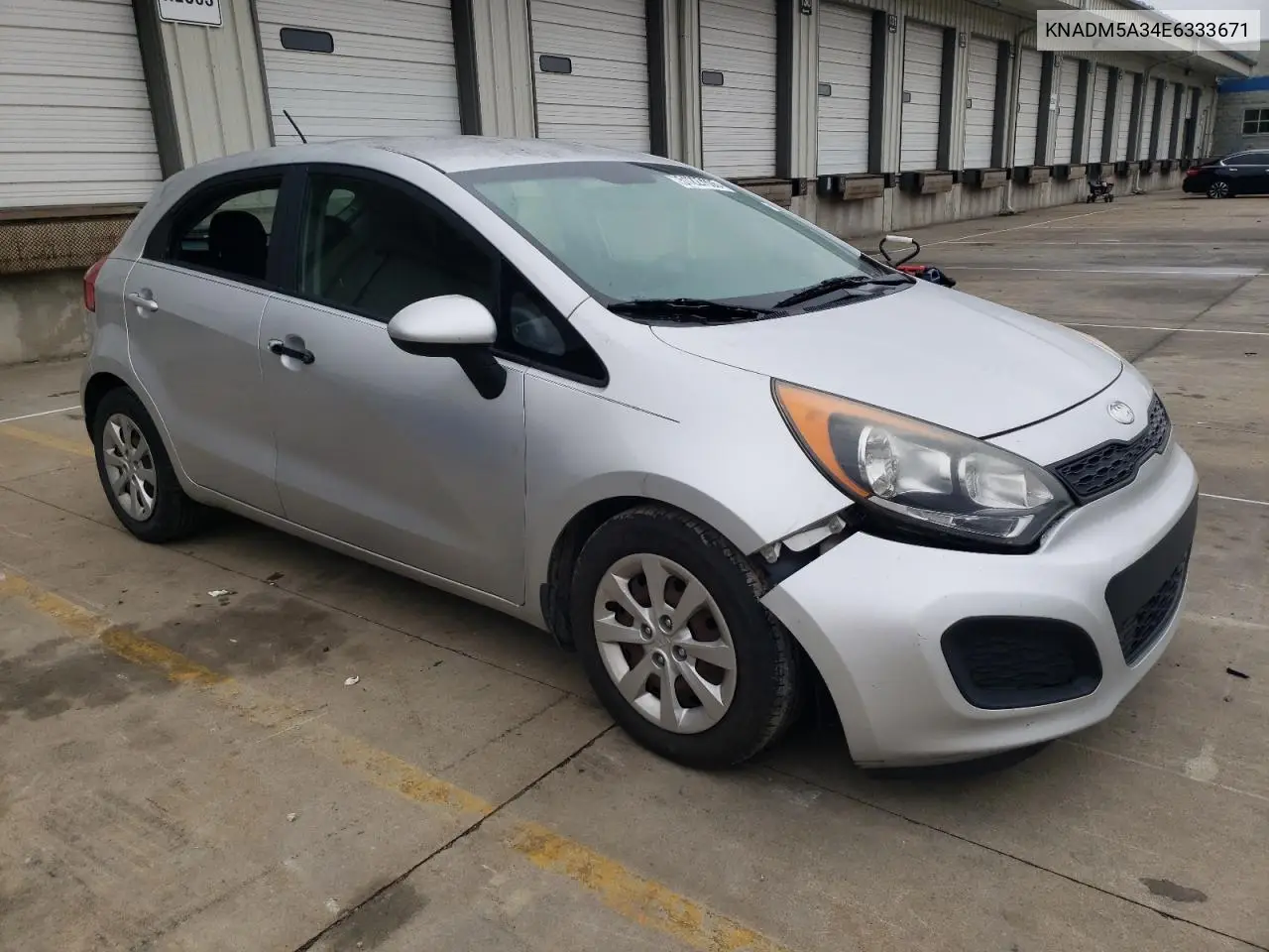 2014 Kia Rio Lx VIN: KNADM5A34E6333671 Lot: 51227805