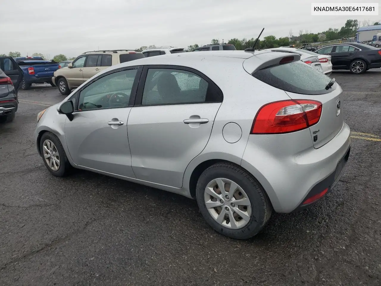 2014 Kia Rio Lx VIN: KNADM5A30E6417681 Lot: 56659365