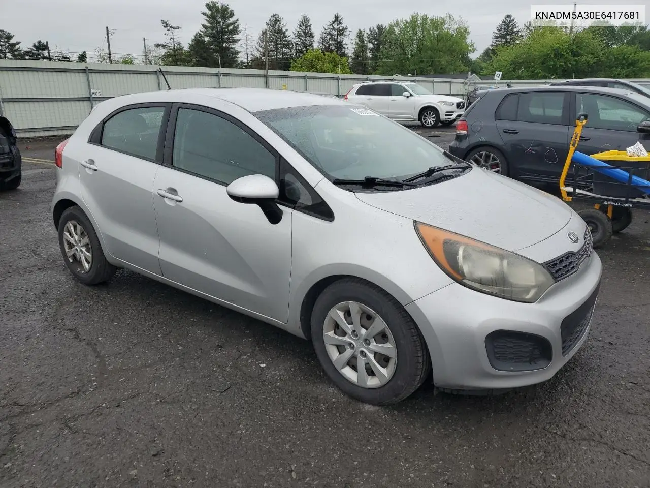 2014 Kia Rio Lx VIN: KNADM5A30E6417681 Lot: 56659365