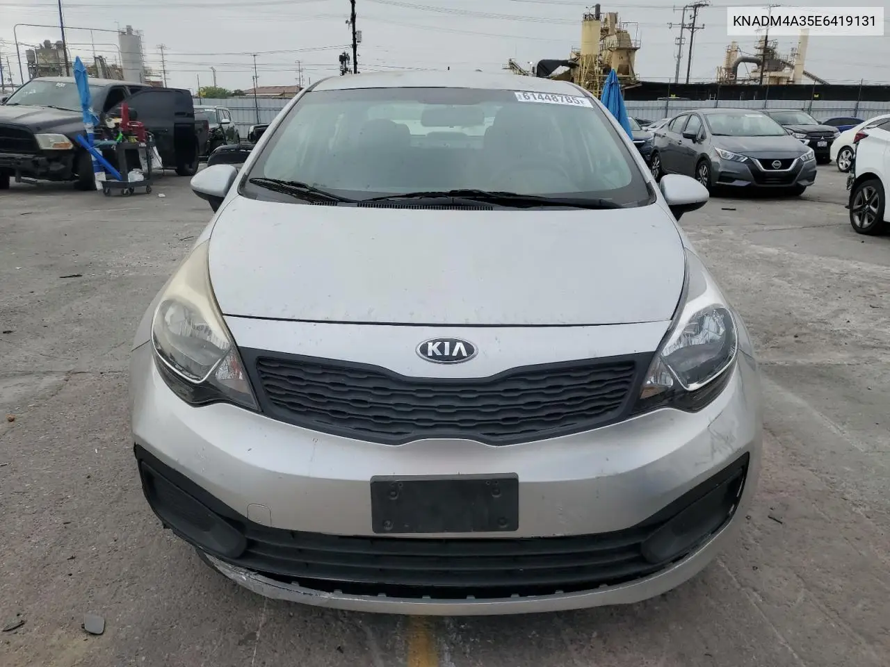 2014 Kia Rio Lx VIN: KNADM4A35E6419131 Lot: 61448785