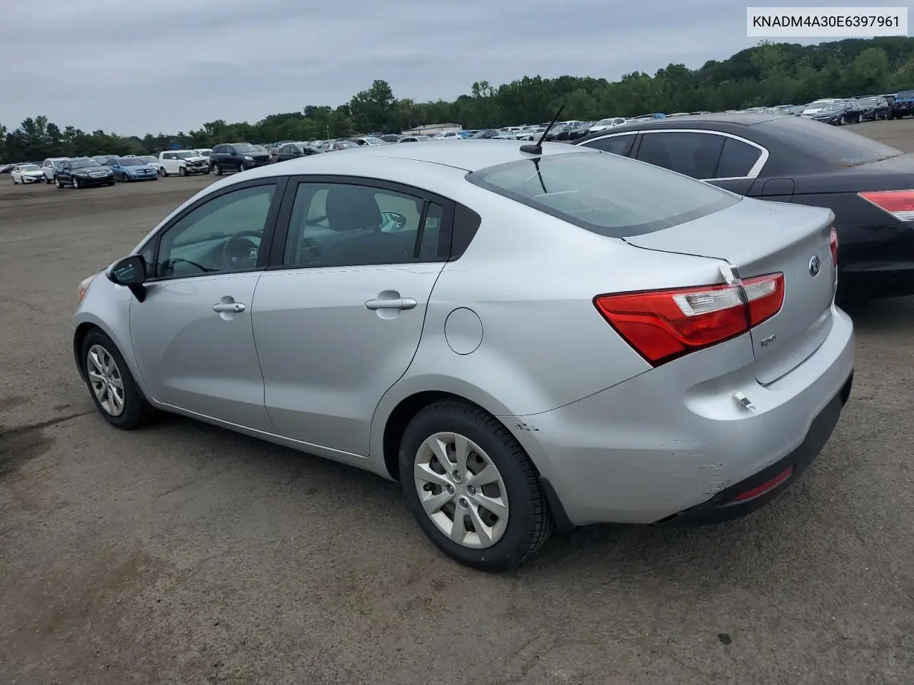 2014 Kia Rio Lx VIN: KNADM4A30E6397961 Lot: 62208825