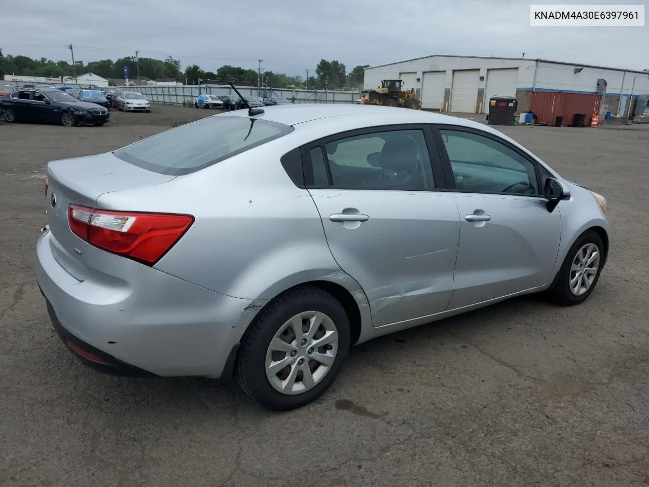 2014 Kia Rio Lx VIN: KNADM4A30E6397961 Lot: 62208825