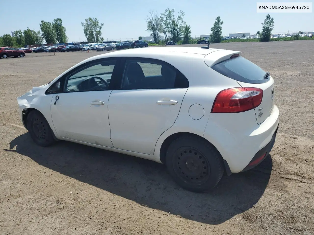 2014 Kia Rio Lx VIN: KNADM5A35E6945720 Lot: 62648235