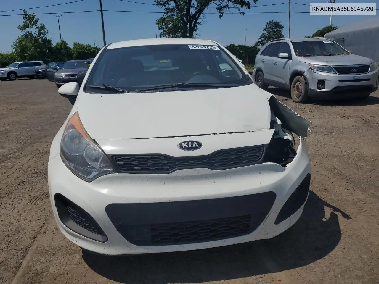 2014 Kia Rio Lx VIN: KNADM5A35E6945720 Lot: 62648235