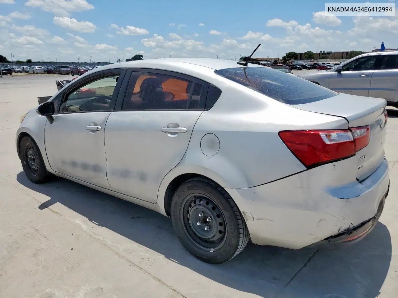 2014 Kia Rio Lx VIN: KNADM4A34E6412994 Lot: 62761755