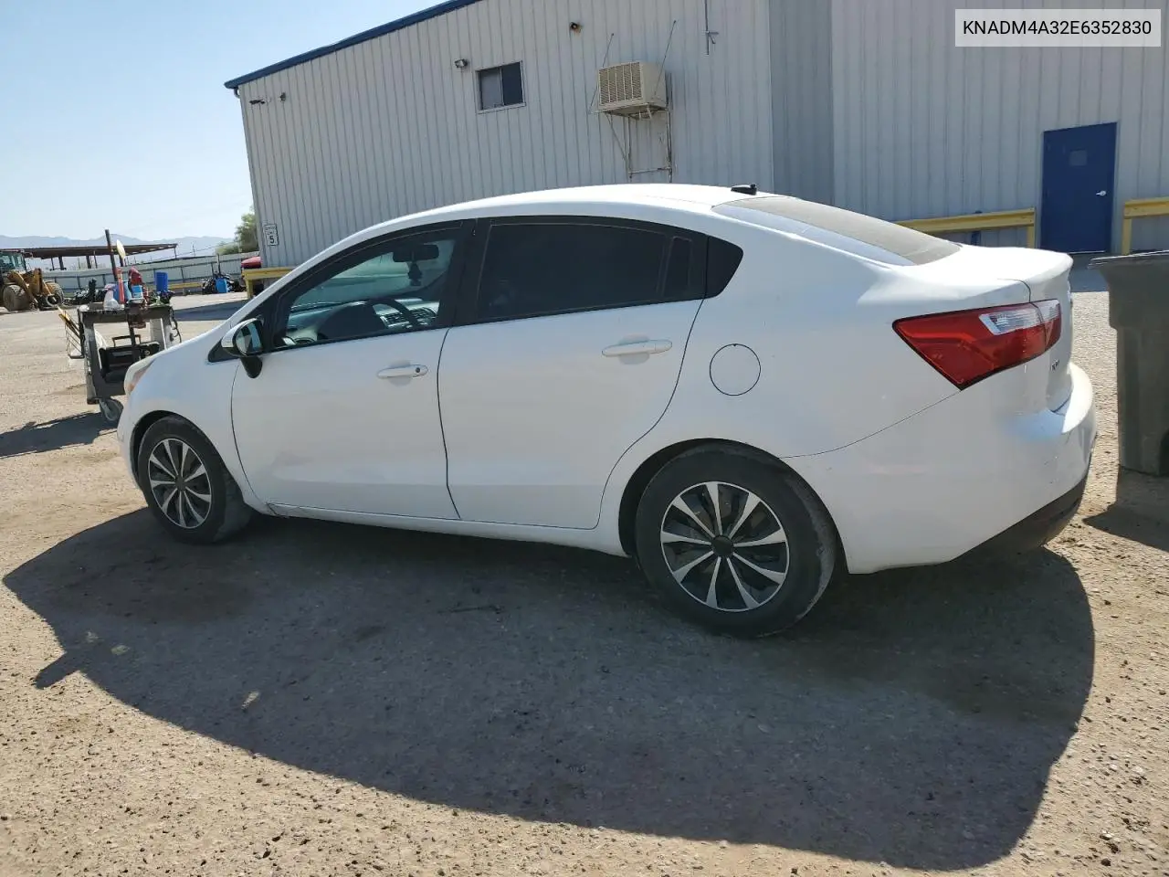 2014 Kia Rio Lx VIN: KNADM4A32E6352830 Lot: 62957375