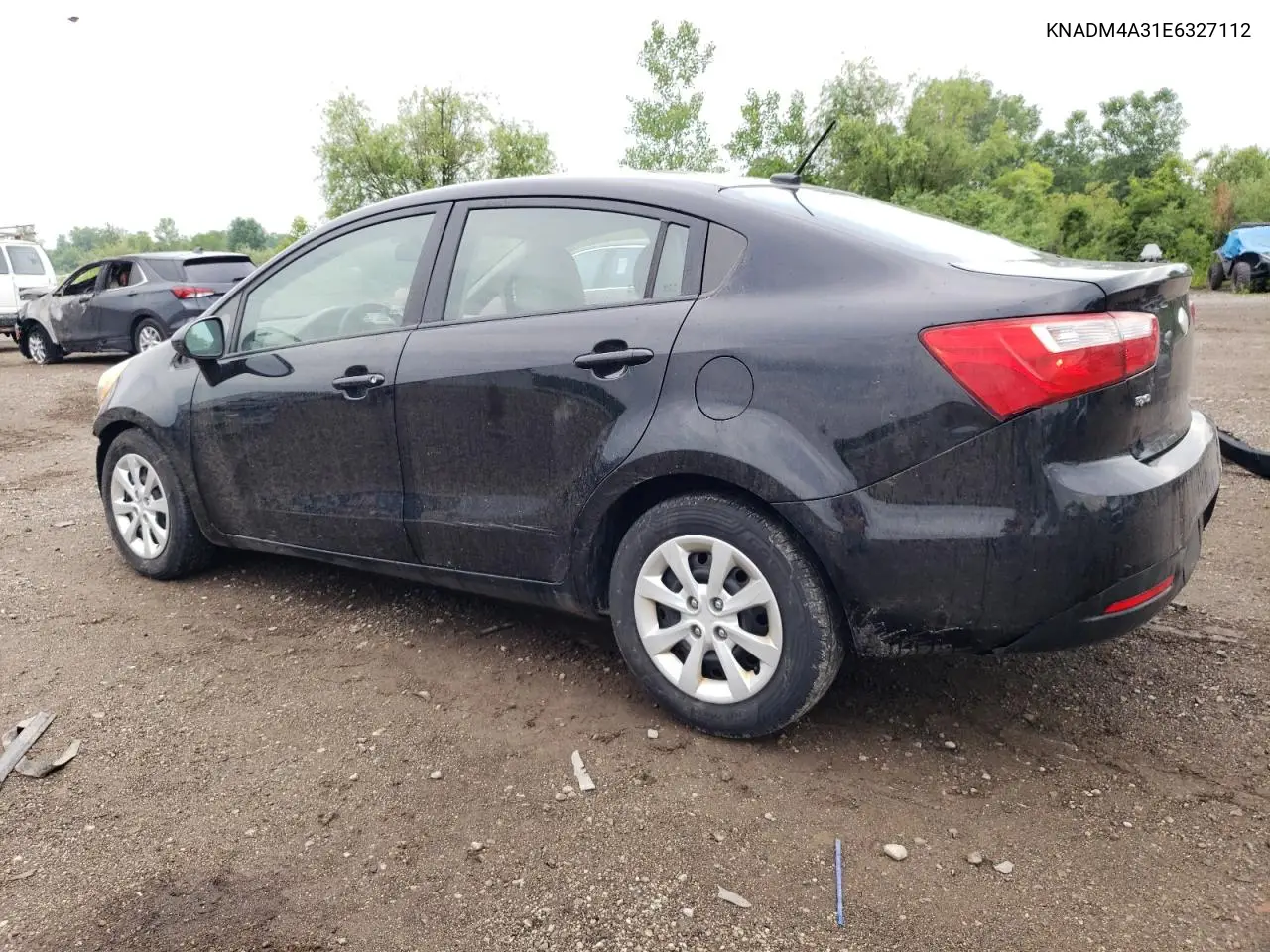 2014 Kia Rio Lx VIN: KNADM4A31E6327112 Lot: 63086165