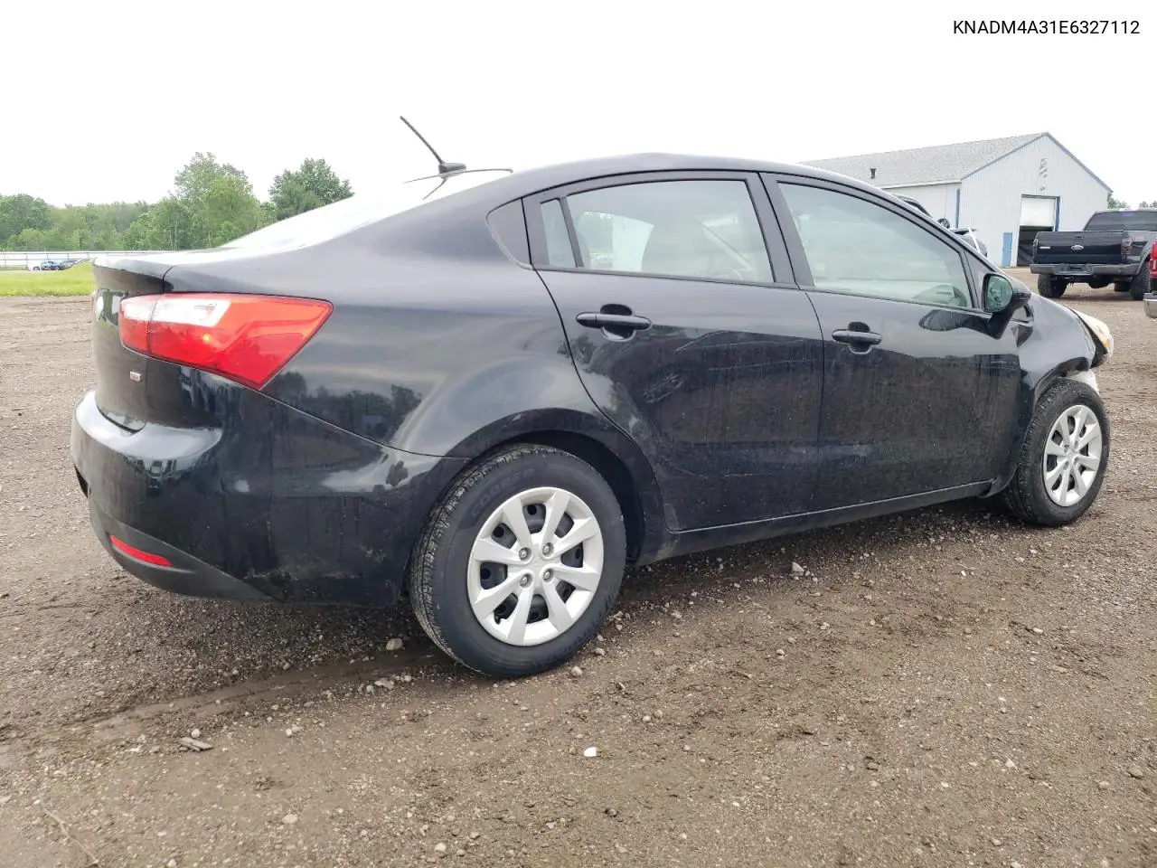 2014 Kia Rio Lx VIN: KNADM4A31E6327112 Lot: 63086165