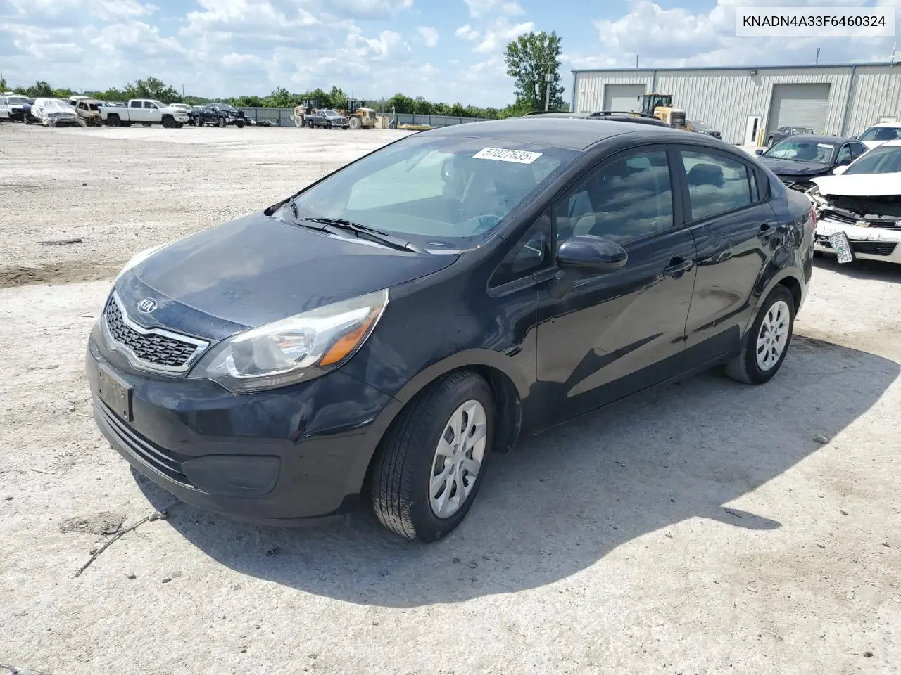 2015 Kia Rio Ex VIN: KNADN4A33F6460324 Lot: 57027635