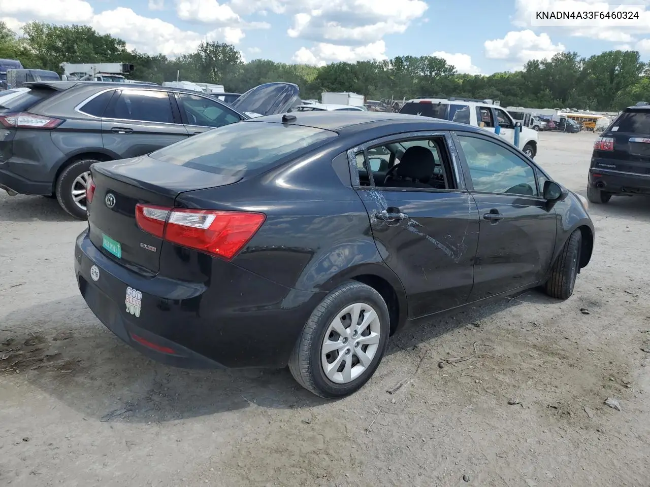 2015 Kia Rio Ex VIN: KNADN4A33F6460324 Lot: 57027635