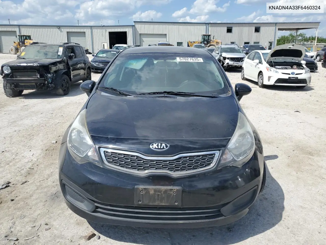 2015 Kia Rio Ex VIN: KNADN4A33F6460324 Lot: 57027635