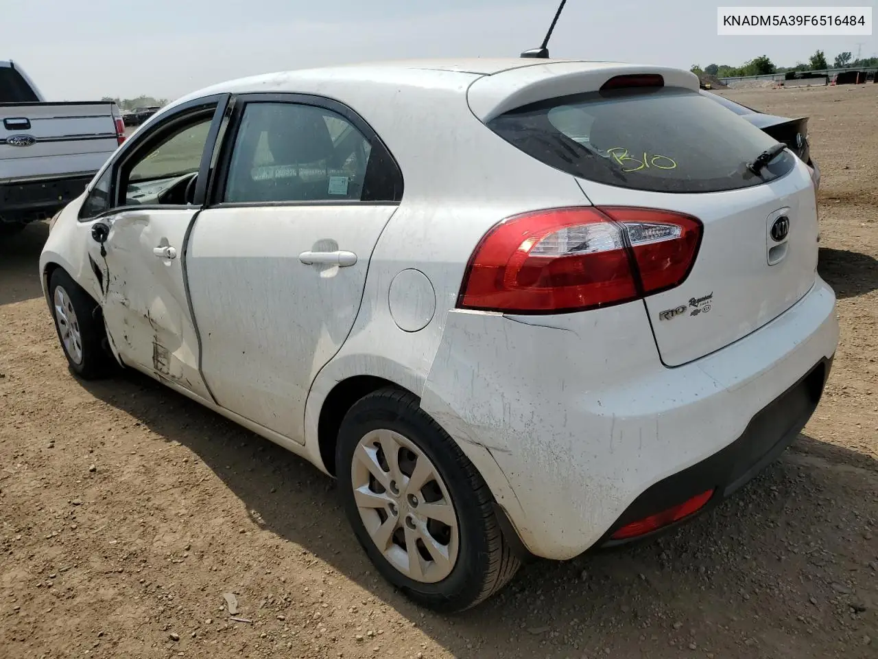 2015 Kia Rio Lx VIN: KNADM5A39F6516484 Lot: 61091035